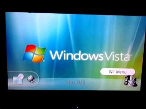 Windows Vista Wii Theme 4.3U - YouTube