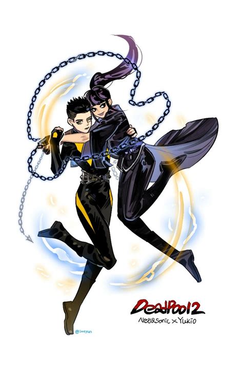 Deadpool 2 || Negasonic & Yukio || Cr: Tyun | Marvel girls, Marvel superheroes, Marvel cinematic