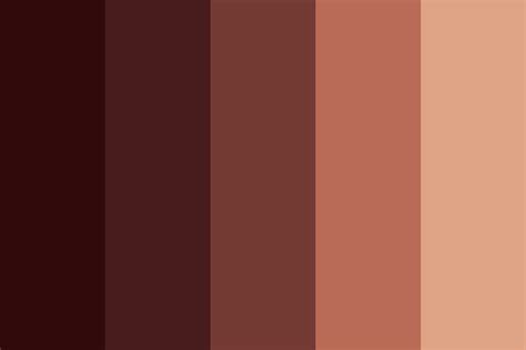 Red Brown Color Palette : Brand original color codes, colors palette.