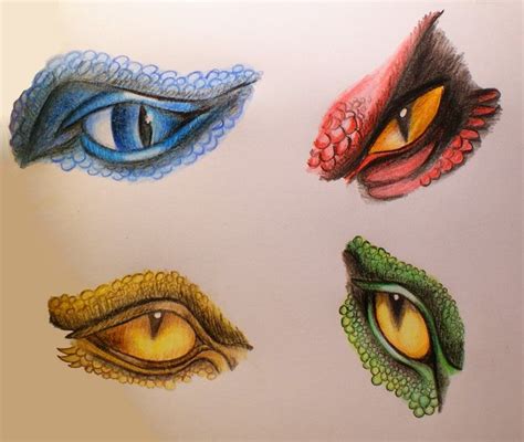 Dragon Eyes Drawings