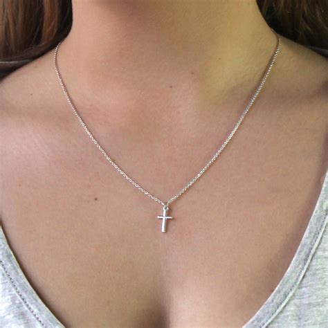 Cheap Silver Cross Necklace Sale Online | www.aikicai.org