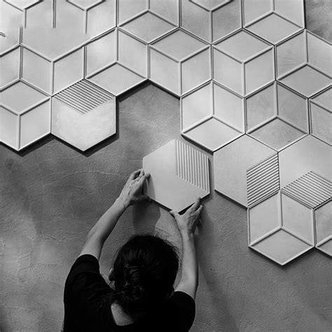 Hexagon concrete tiles molds silicone cement brick wall molds | Etsy | Concrete tiles, Brick ...