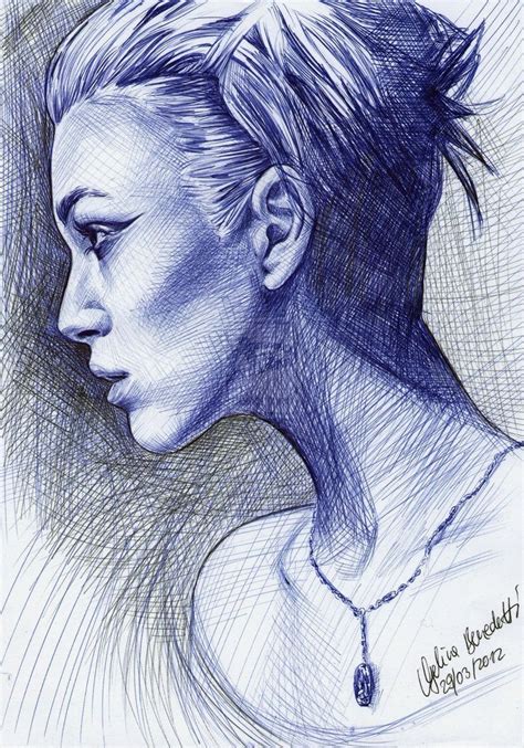 heavily shaded biro pen drawings - Google Search Biro Art, Ballpoint ...