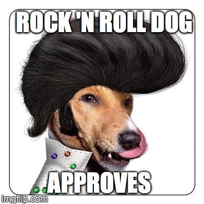 Rock 'n Roll Dog - Imgflip