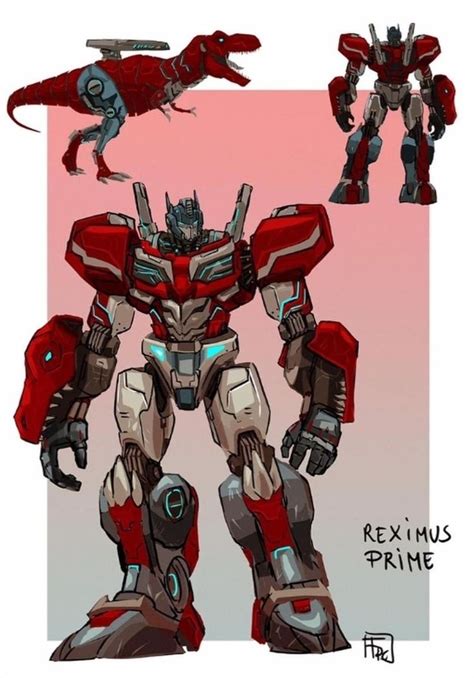 Turbo Autobot Tyrannosaurus Rex (T-Rex) Mode | Transformers art, Transformers characters ...