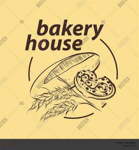 Bakery House Logo Vector & Photo (Free Trial) | Bigstock