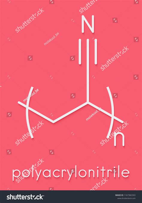 Polyacrylonitrile Pan Polymer Chemical Structure Used Stock Illustration 1167382393 | Shutterstock