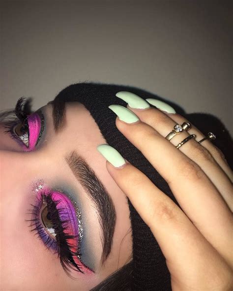 Rave Makeup, Glam Makeup, Makeup Inspo, Fashion Makeup, Makeup ...