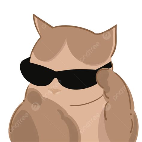 Swag Cat Wears Glasses, Paint, Glasses, Swag PNG Transparent Clipart Image and PSD File for Free ...