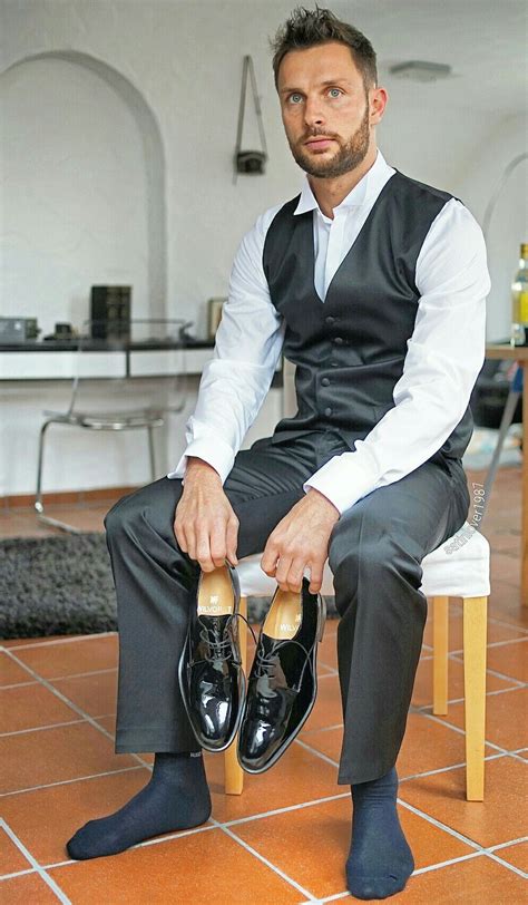 Shine on HIS shoes, melody in my heart...." | Dress shoes men, Loafers men, Black socks