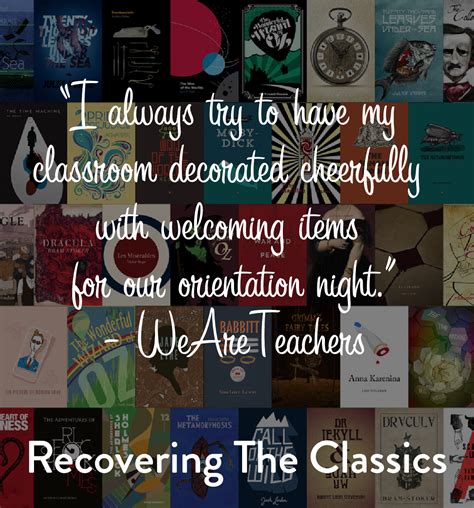 Our Recovering The Classics posters are perfect classroom decor for teachers and students of all ...