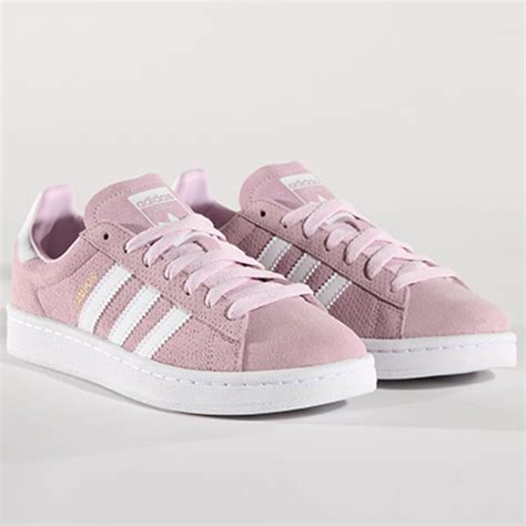 Adidas Originals - Baskets Femme Campus CQ2943 Aero Pink Footwear White - LaBoutiqueOfficielle.com