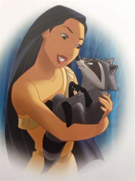 Pocahontas and Meeko and the beginning of their friendship | Disney princess pocahontas, Walt ...