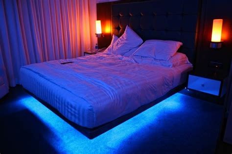 Under bed lighting, Led lighting bedroom, Bed lights