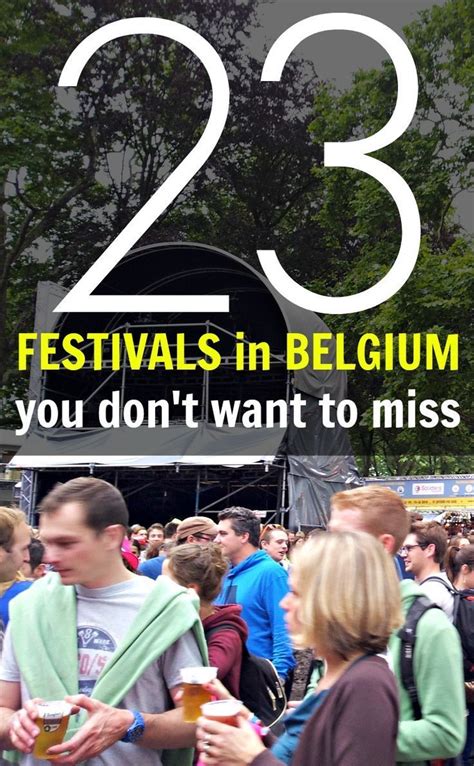 36 music festivals in Belgium, 2022 you don't want to miss | Belgium travel, Belgium, Festivals ...