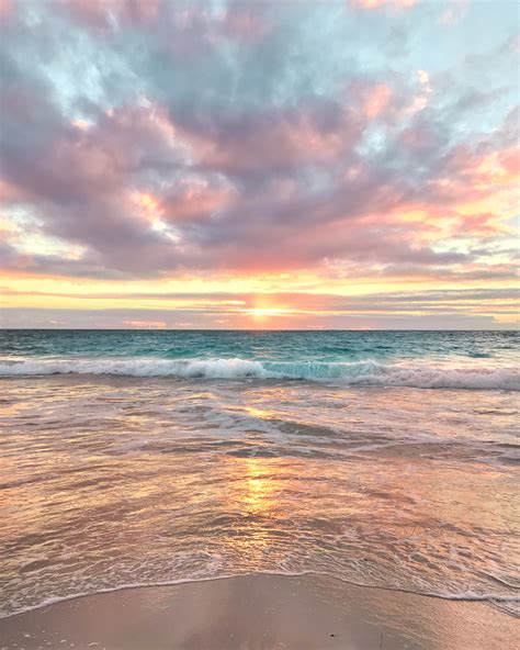 Sunset Beach Aesthetic Wallpaper | PixLith