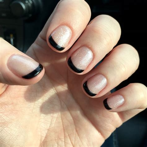 Get Bold with Your Nails: French Manicure in Black - Dare to Try! - Themtraicay.com