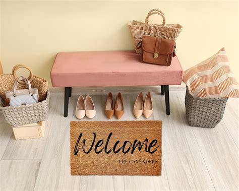 Custom Welcome Mat Personalized Welcome Mat Front Porch Mat - Etsy