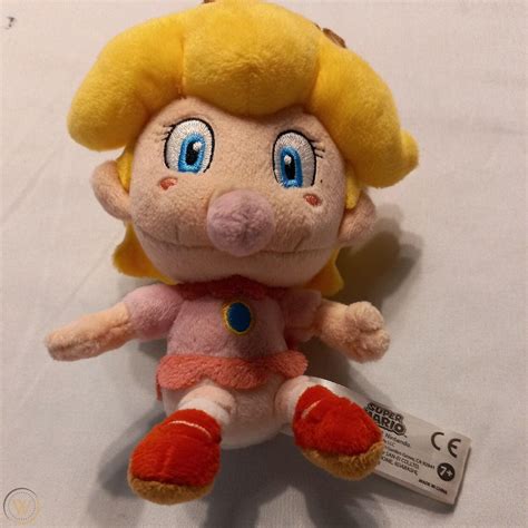 Nintendo World Super Mario Bros Baby Princess PEACH Plush 2012 ...