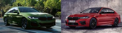 2021 BMW M550i xDrive Sedan vs. M5 Sedan | Model Comparison | in ...