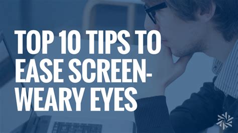 Top 10 Simple Tips to Ease Screen-Weary Eyes - Austin Benefits Group