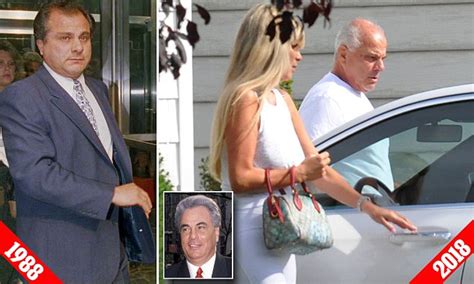 PICTURED: Gene Gotti is spotted outside his Long Island home following his release from prison ...