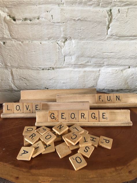 Vintage Scrabble Tiles and Trays - Etsy