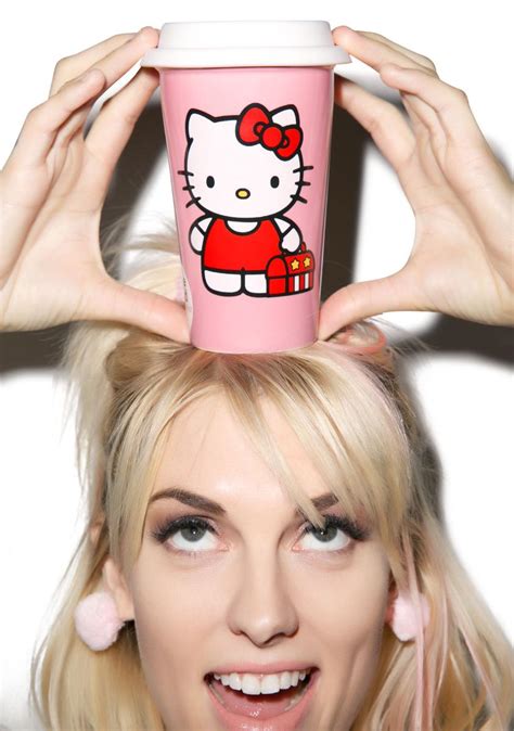 Hello Kitty Ceramic Travel Mug – Dolls Kill