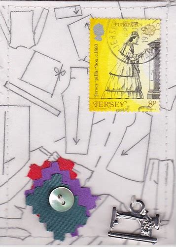 Fashion Design with a poststamp | ATC (71) 40, aug 2013 by S… | Flickr