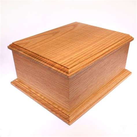 Solid Oak Wood Casket - Scattering Ashes