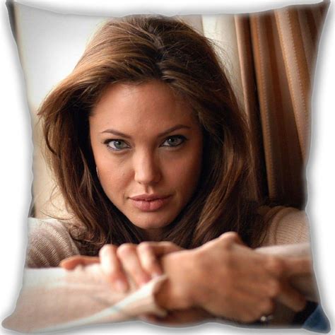 Amazon.com: New Style Customize Angelina Jolie sofa Cushion for Leaning on of Cartoon Pillow ...