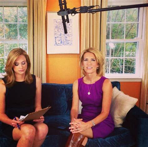 Ellison Barber sitting with Laura Ingraham : r/TVnewsbabes