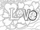 Cute Love For Adults Coloring page Printable sketch template