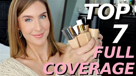 The BEST Full Coverage Foundation For Mature Oily Skin - YouTube