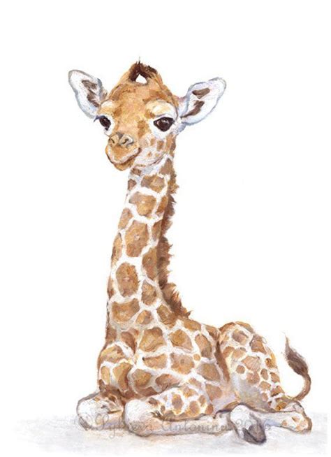 schilderijenykunst.ml | Baby animal drawings, Giraffe pictures, Safari ...