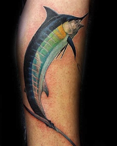 60+ Blue Marlin Tattoo Ideas & Meanings