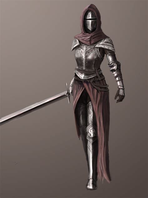 ArtStation - concept art character, Doan Xuan Minh | Female knight, Dnd ...