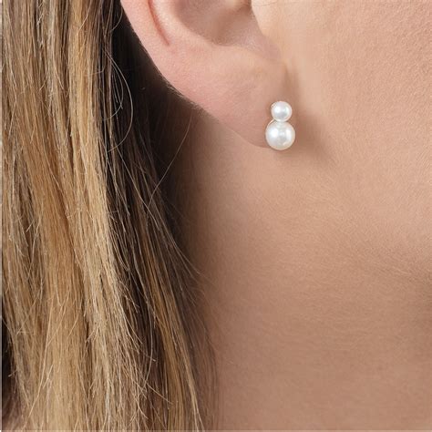 Pearl Stud Earrings For Baby at Lillian Chavez blog