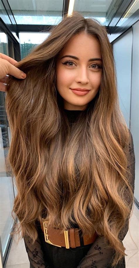 49+ Best Winter Hair Colours To Try In 2020 : Brown hair with coffee highlights in 2021 | Coffee ...