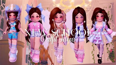 New Royale High School Inspired Outfits! - YouTube