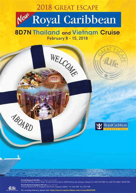 2018 4Life Great Escape Royal Caribbean Cruise - 4Life Transfer Factor Malaysia