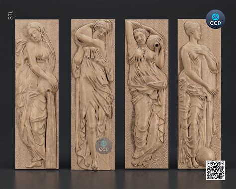 Wood Wall Art, Fountain of Innocents STL Model, CNC Router Carving ...