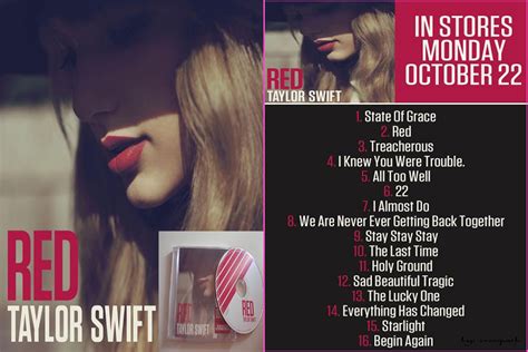 CrossPath: Taylor Swift 2012 Complete RED ALBUM