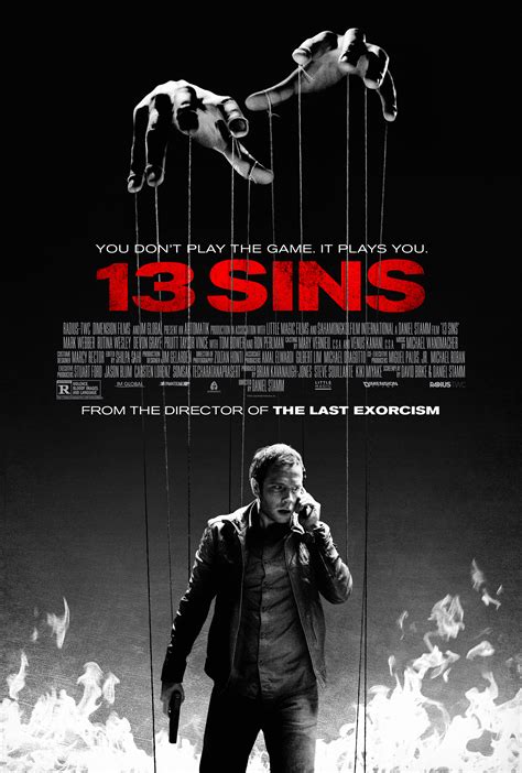 13 Sins movie poster