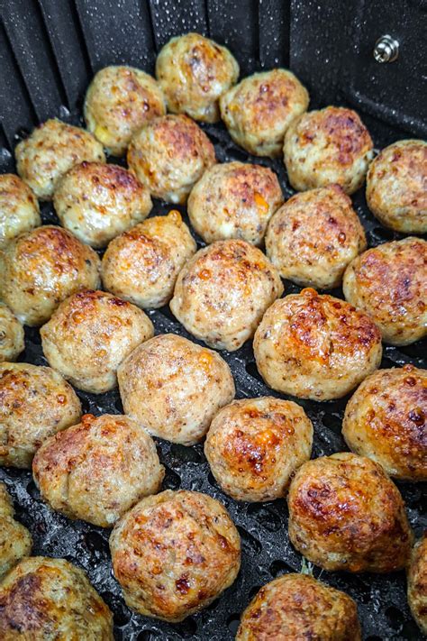 Easy Air Fryer Chicken Meatballs From Scratch - Go Cook Yummy