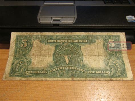 Fr. 277 1899 $5 Five Dollar " Chief " Silver Certificate Currency Note ...