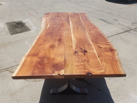 96l Live Edge Acacia Wood Dining Table - Etsy