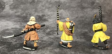 Painted Samurai and Ashigaru Miniatures - Bay Area Miniatures