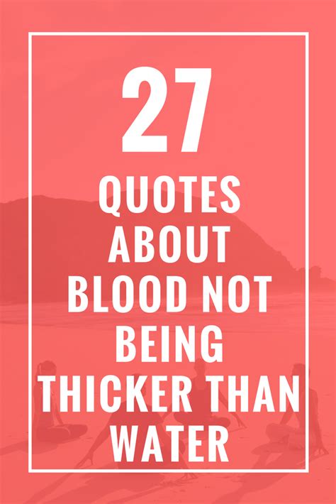 Blood Is Thicker Than Water Quotes - ShortQuotes.cc