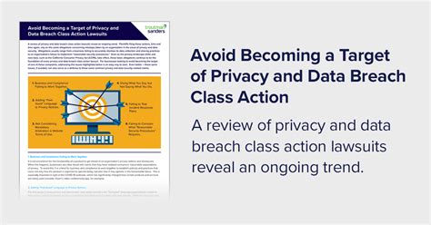 Avoid Becoming a Target of Privacy and Data Breach Class Action Lawsuits | Consumer Financial ...